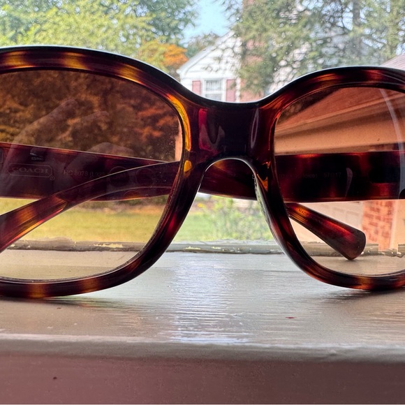 Coach Women's Sunglasses - Dark Brown - Picture 5 of 6